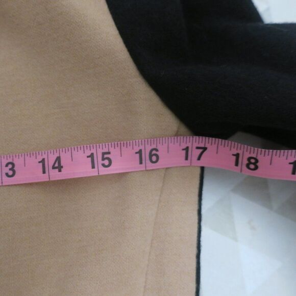 JCREW Camel black wool blazer color block 2 pocket one button preppy - Picture 9 of 10